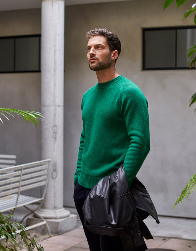 Kaiapoi Green Shetland Sweater