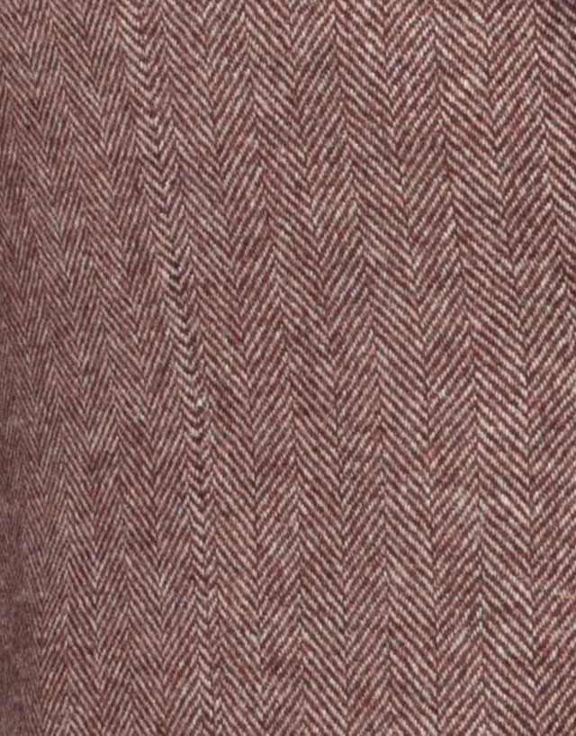 Batten Dusty Maroon Herringbone Blazer