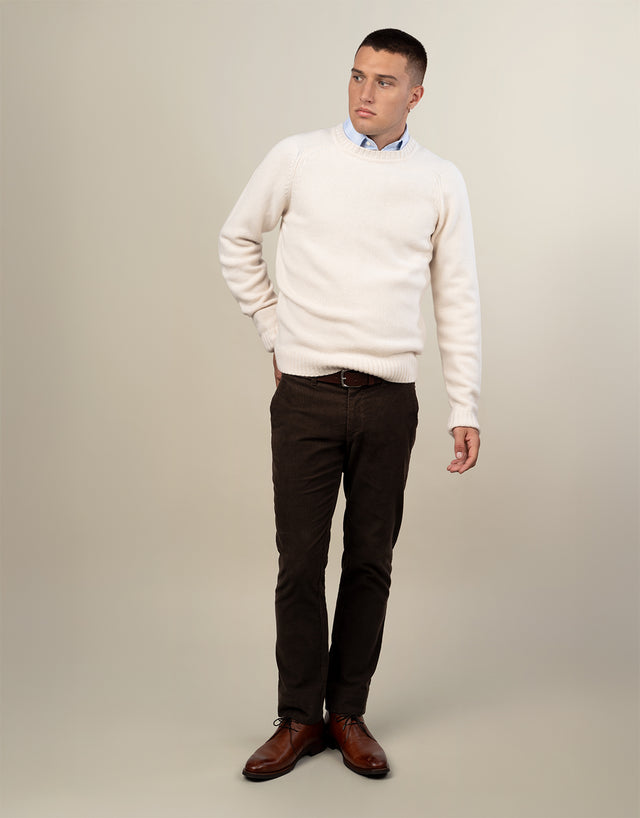 Kaiapoi Winter White Shetland Sweater