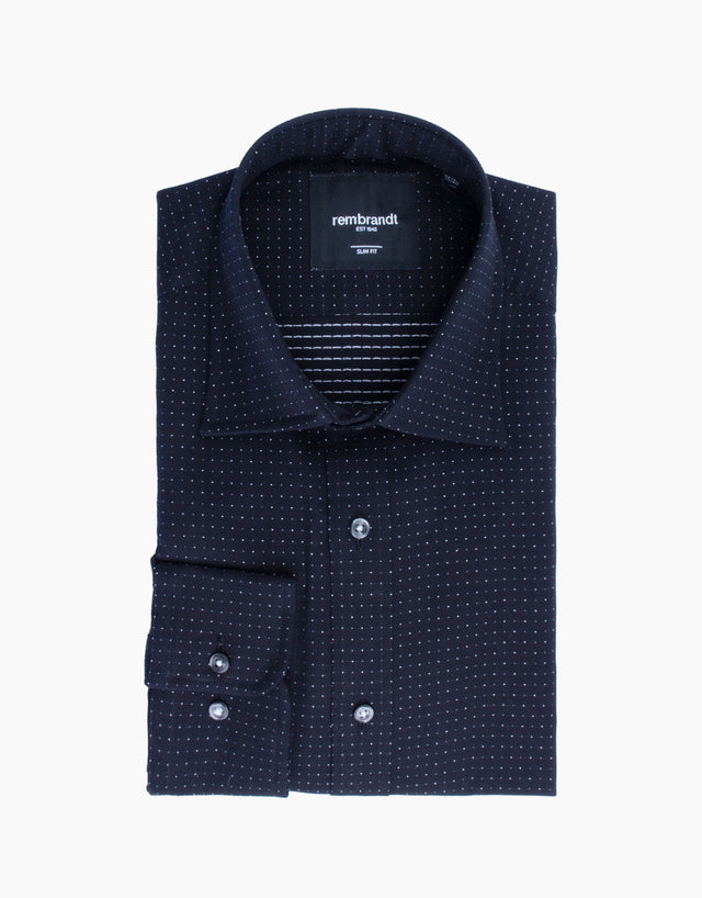 Ohope Black & White Dot Shirt