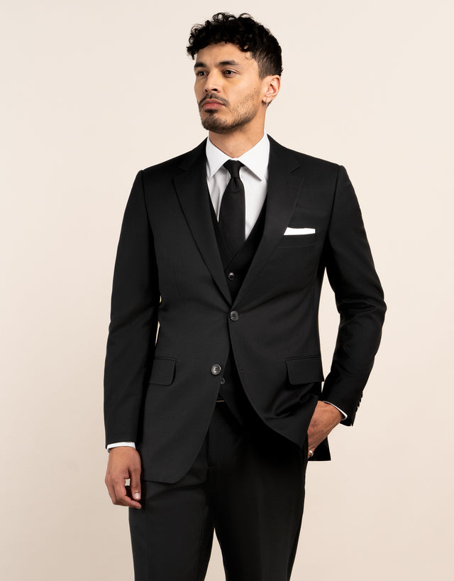 Cooper Jet Black Suit Jacket