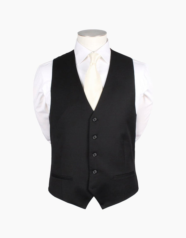 Curtis Black Waistcoat