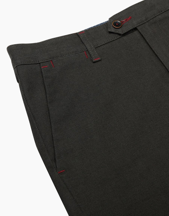 Soho Green Birdseye Chinos